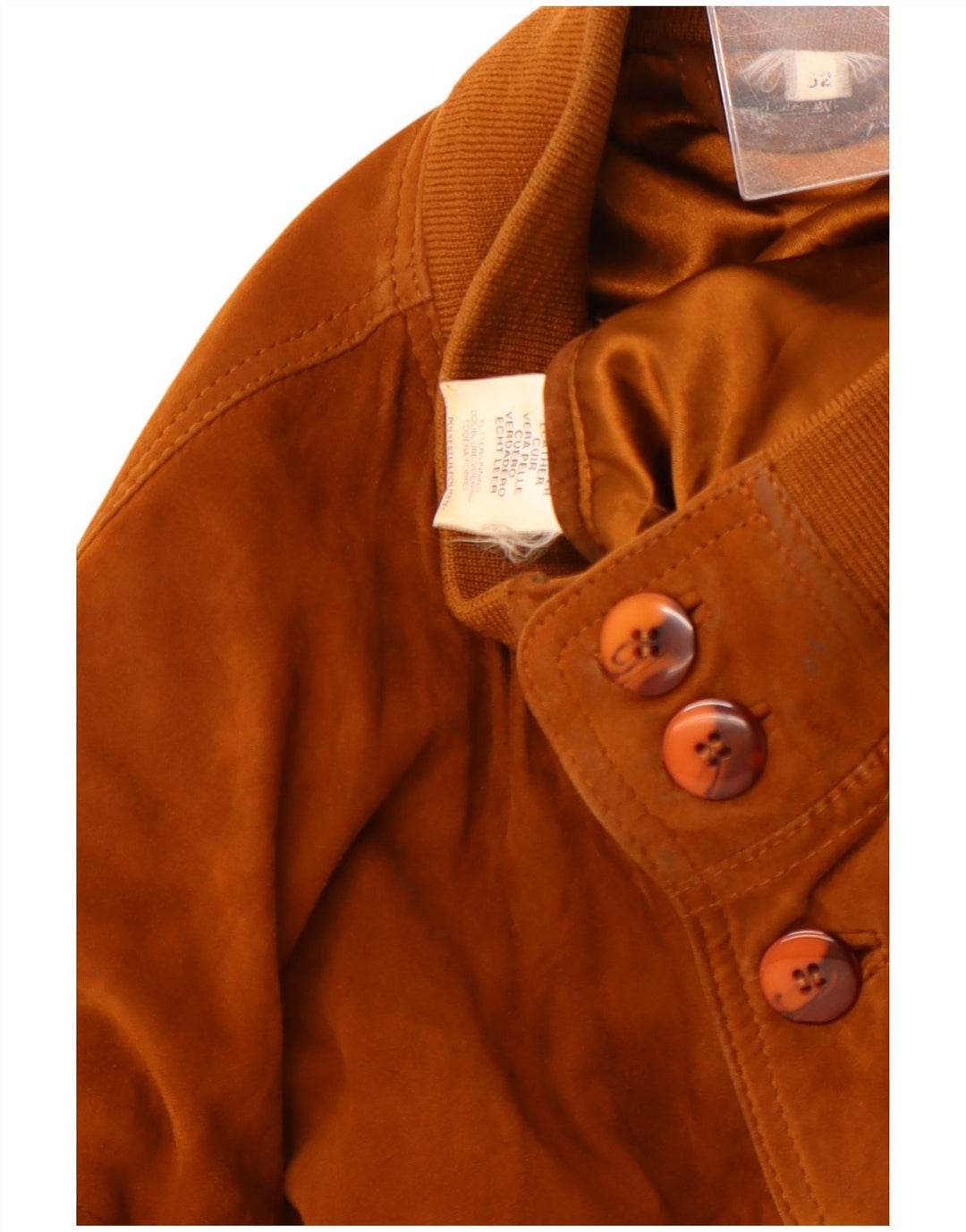 VINTAGE muška bomber jakna od antilopa EU 52 XL bež koža