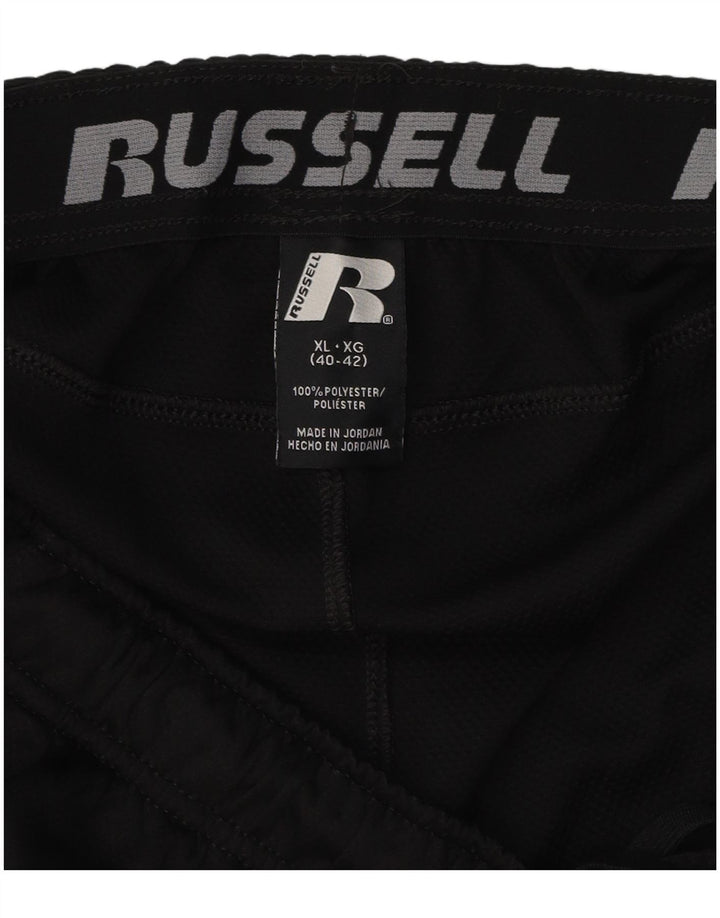 RUSSELL ATHLETIC Muške sportske kratke hlače XL crni poliester