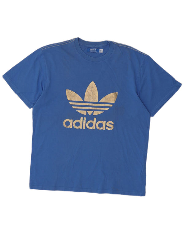 Adidas muška majica s grafičkim motivima, veliki plavi pamuk