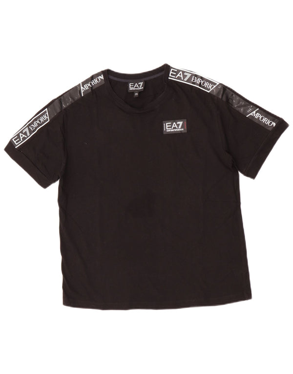 Emporio Armani Boys majica kratkih rukava s grafičkim motivima 11-12 Years Black