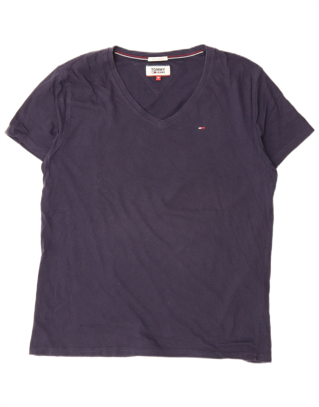 Tommy Hilfiger muška majica kratkih rukava srednjeg kroja, tamnoplavi pamuk