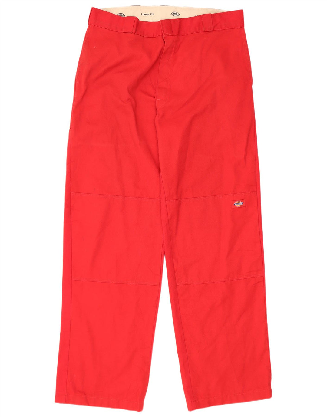 Dickies muške široke kargo hlače W36 L33 crveni poliester