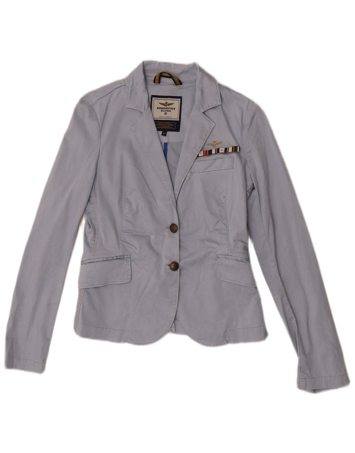 Ženska jakna sa 2 gumba Aeronautica Militare IT 42 srednje plava