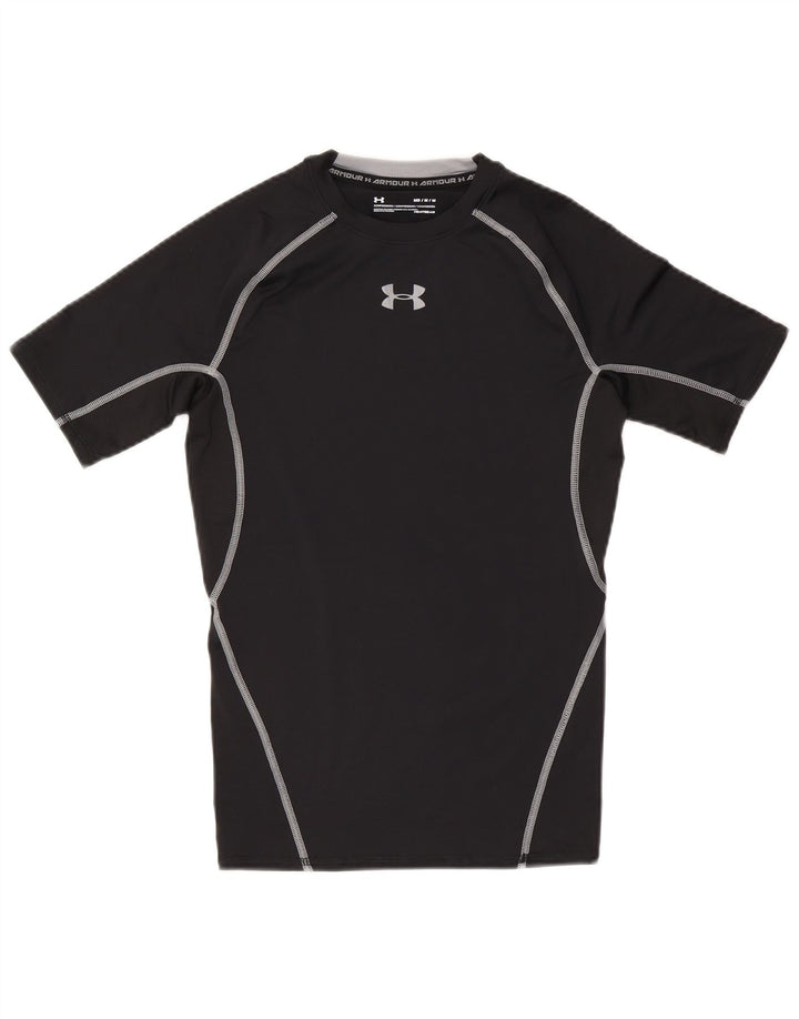Under Armour muška majica Heat Gear Graphic T-Shirt Top Srednji crni poliester