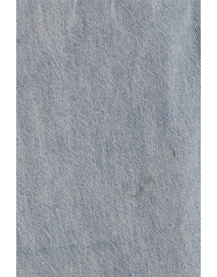 LEVI'S ženske ravne traperice s prsnim košem W31 L29 plavi pamuk