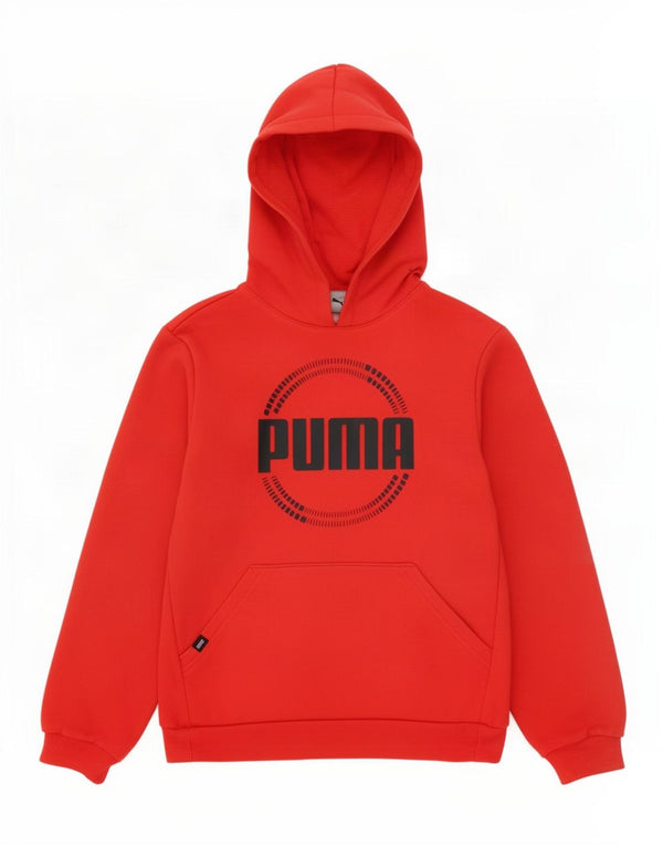 Puma Boys Graphic Hoodie Džemper 11-12 godina, crveni pamuk