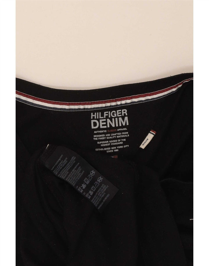 Tommy Hilfiger Ženska majica dugih rukava UK 12 Srednje crni pamuk