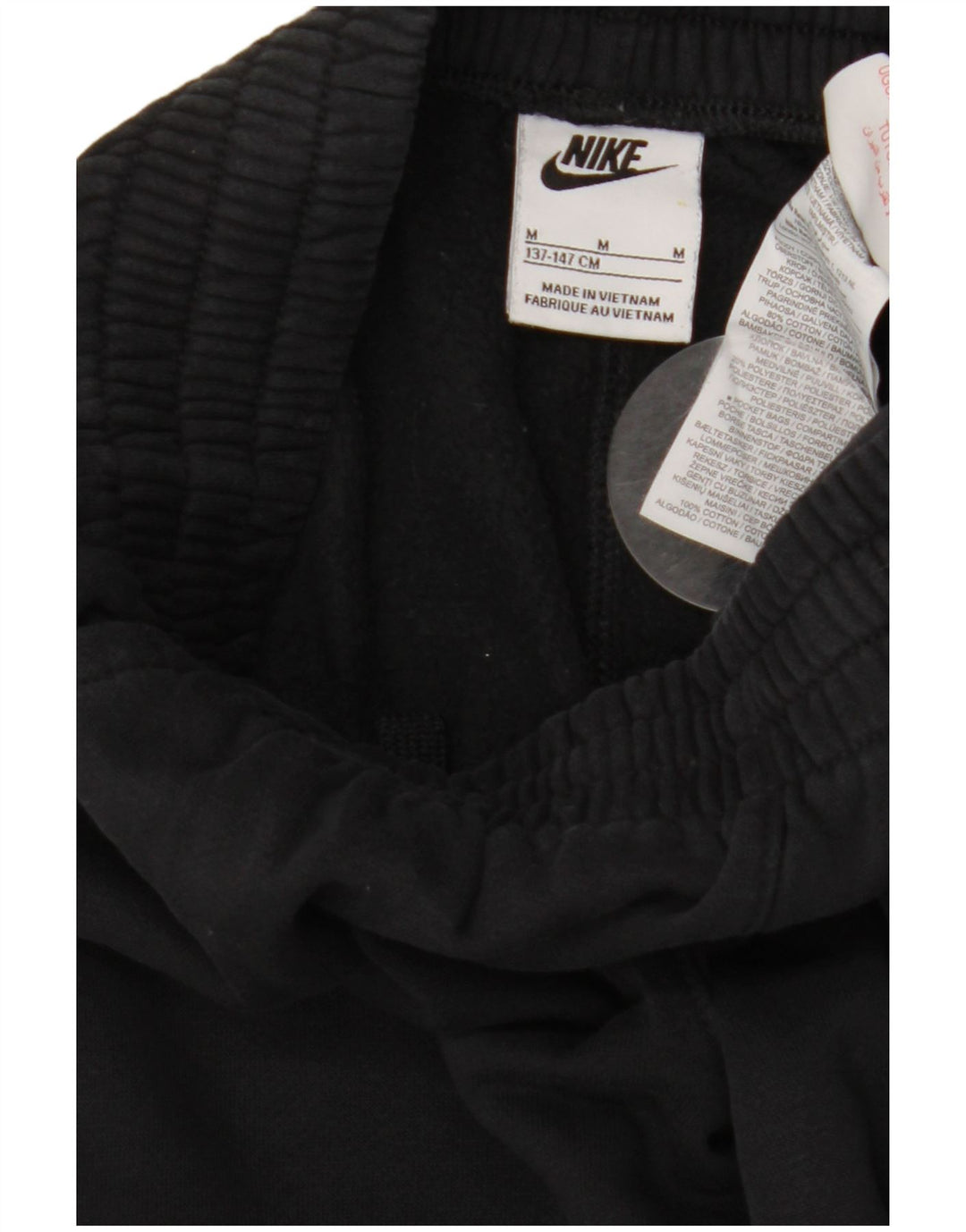 NIKE Boys Cargo Trenirka Hlače Joggers 10-11 godina Srednje crni pamuk