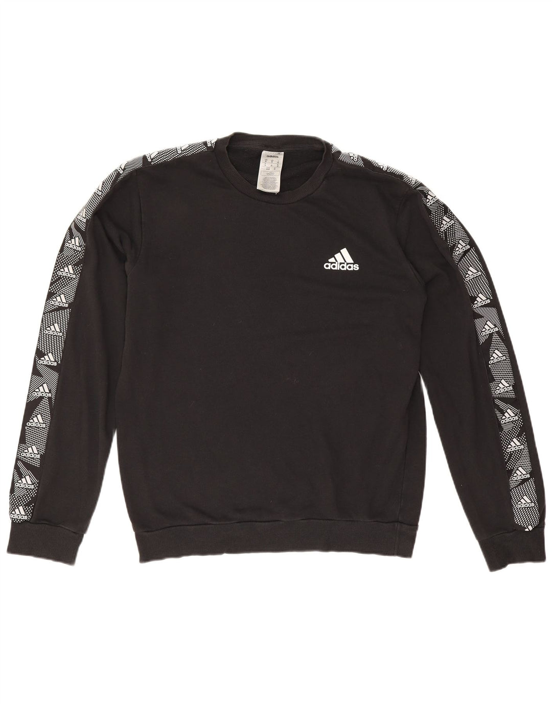 Adidas muška trenirka s grafičkim motivima Srednji crni pamuk