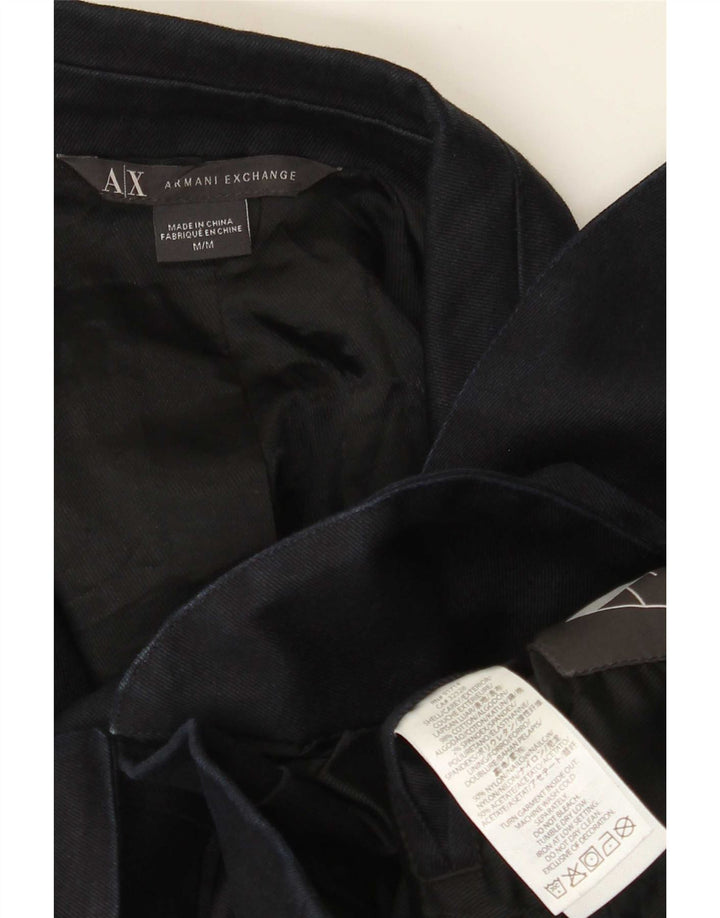 Armani Exchange muška jakna sa 2 gumba UK 38 Srednje tamnoplavi pamuk