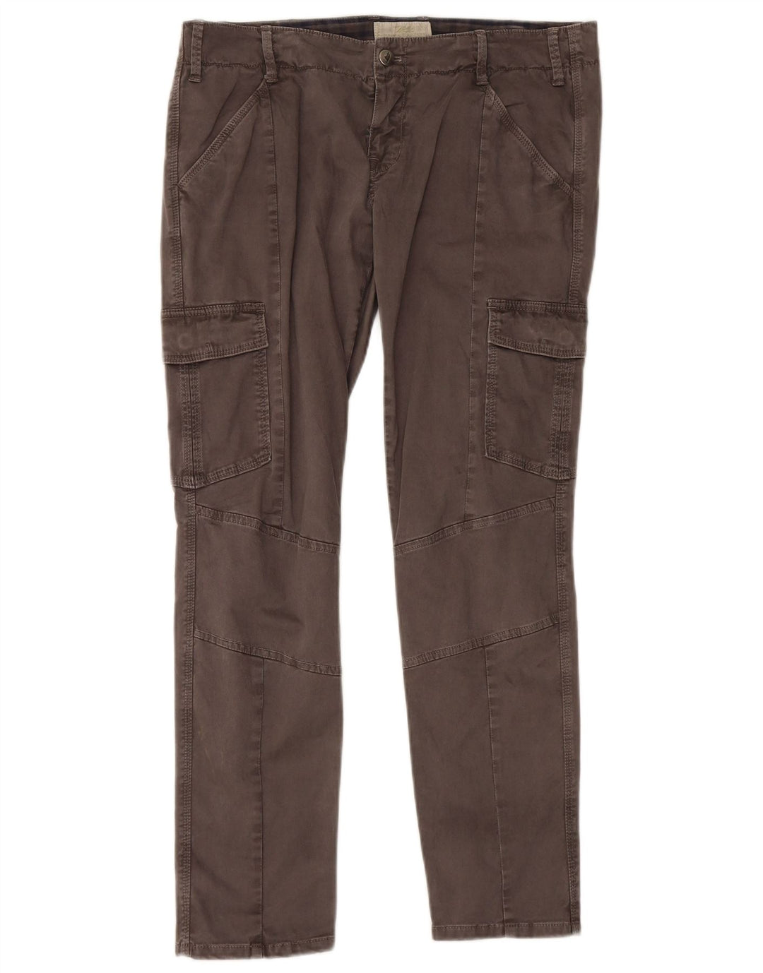 MARLBORO CLASSICS Mens Straight Cargo Trousers EU 46 Small W34 L28 Grey