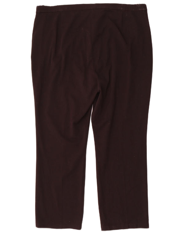 Marks & Spencer ženske ravne ležerne hlače UK 18 XL W40 L30 crne