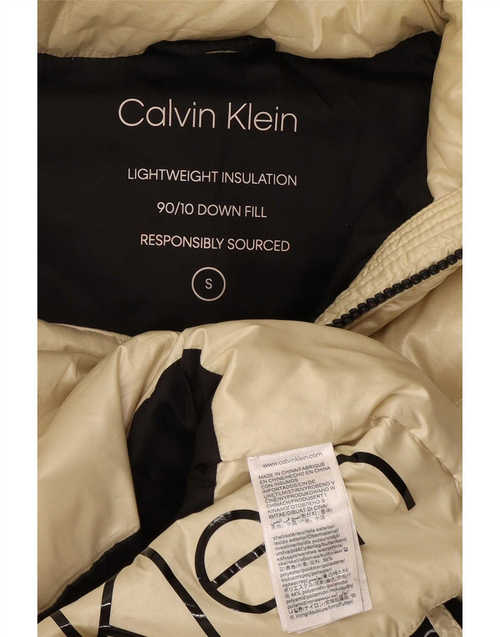Ženska podstavljena jakna Calvin Klein Graphic UK 10 Small Off White Colourblock