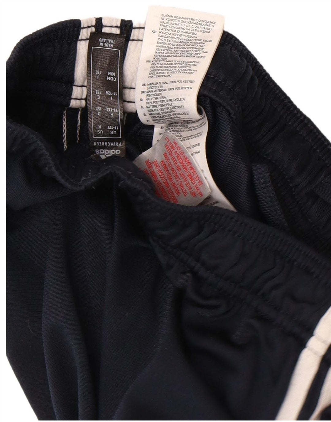 Adidas Trenirka za dječake Hlače za trčanje 11-12 godina tamnoplavi poliester