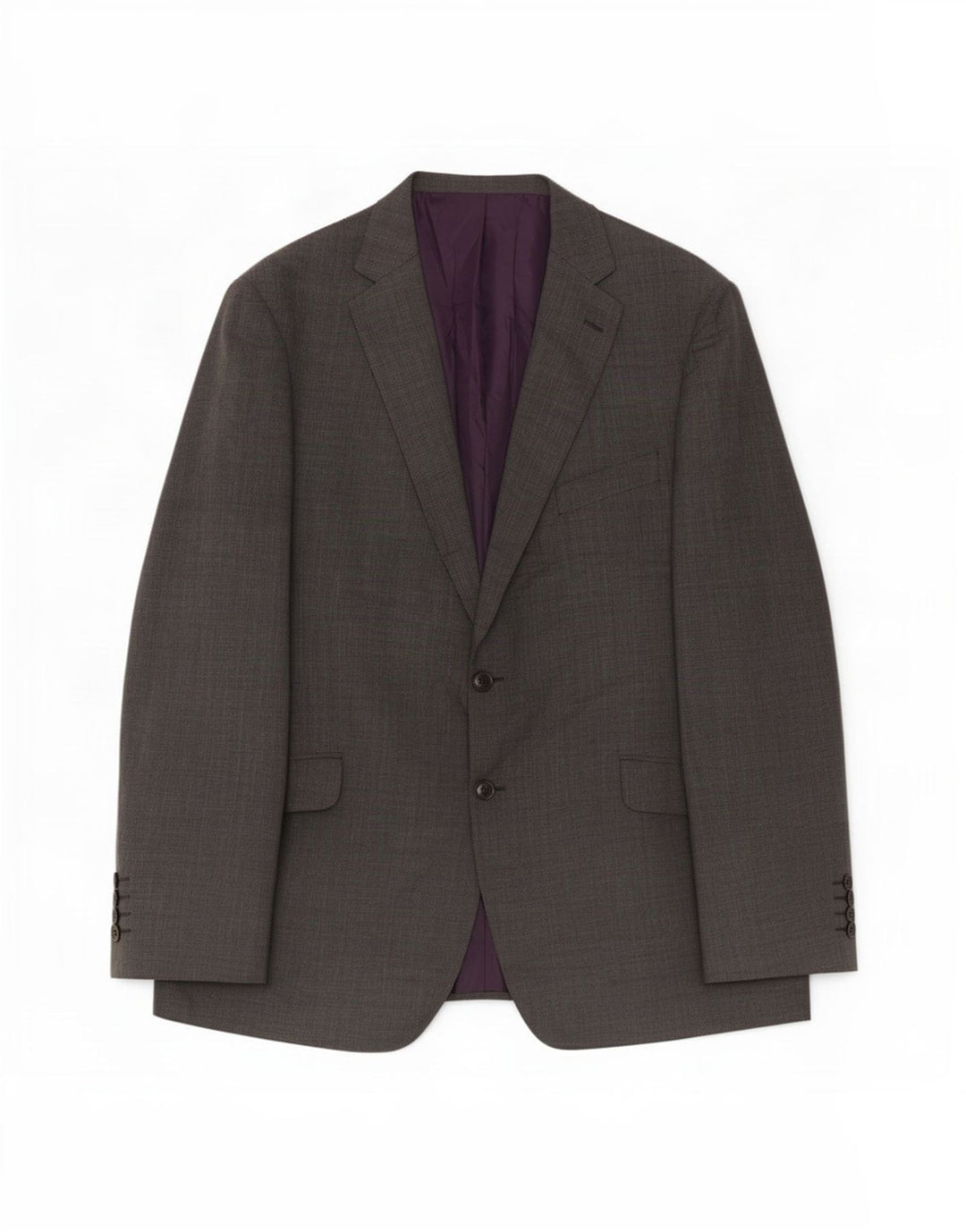 Marks & Spencer muška jakna s 2 gumba UK 46 XL siva vuna