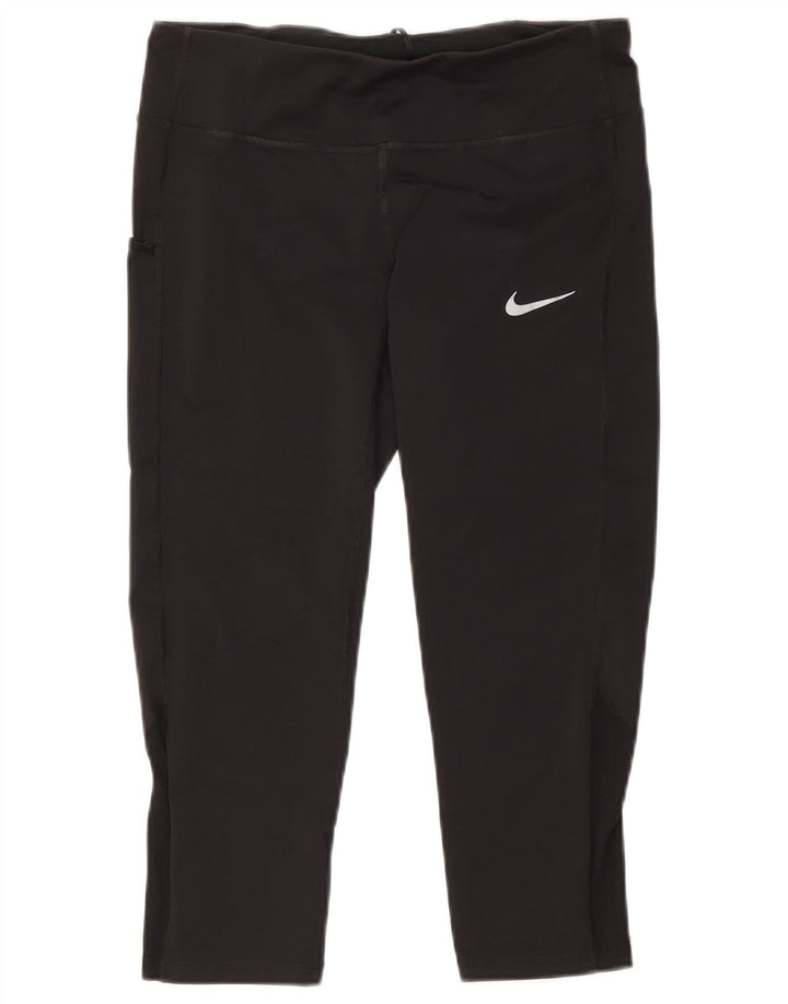 Nike ženske kapri tajice UK 14 srednje crne