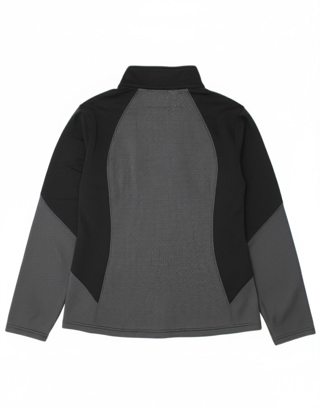 EDDIE BAUER Womens Tracksuit Top Jacket UK 10 Small Grey Colourblock