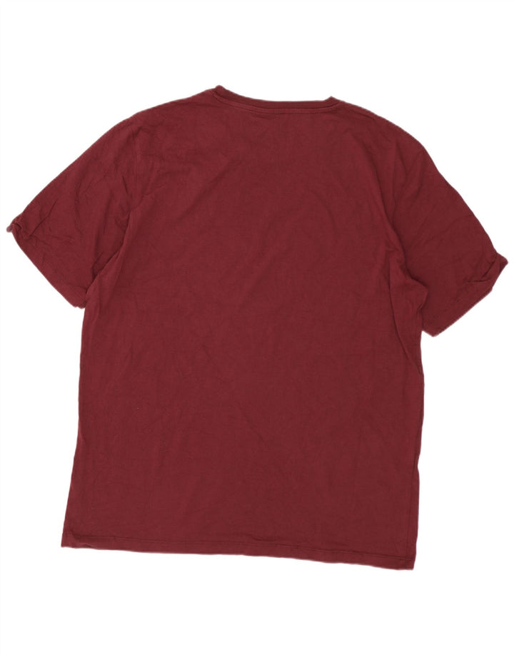 Jack & Jones muška majica kratkih rukava srednje tamnocrvena