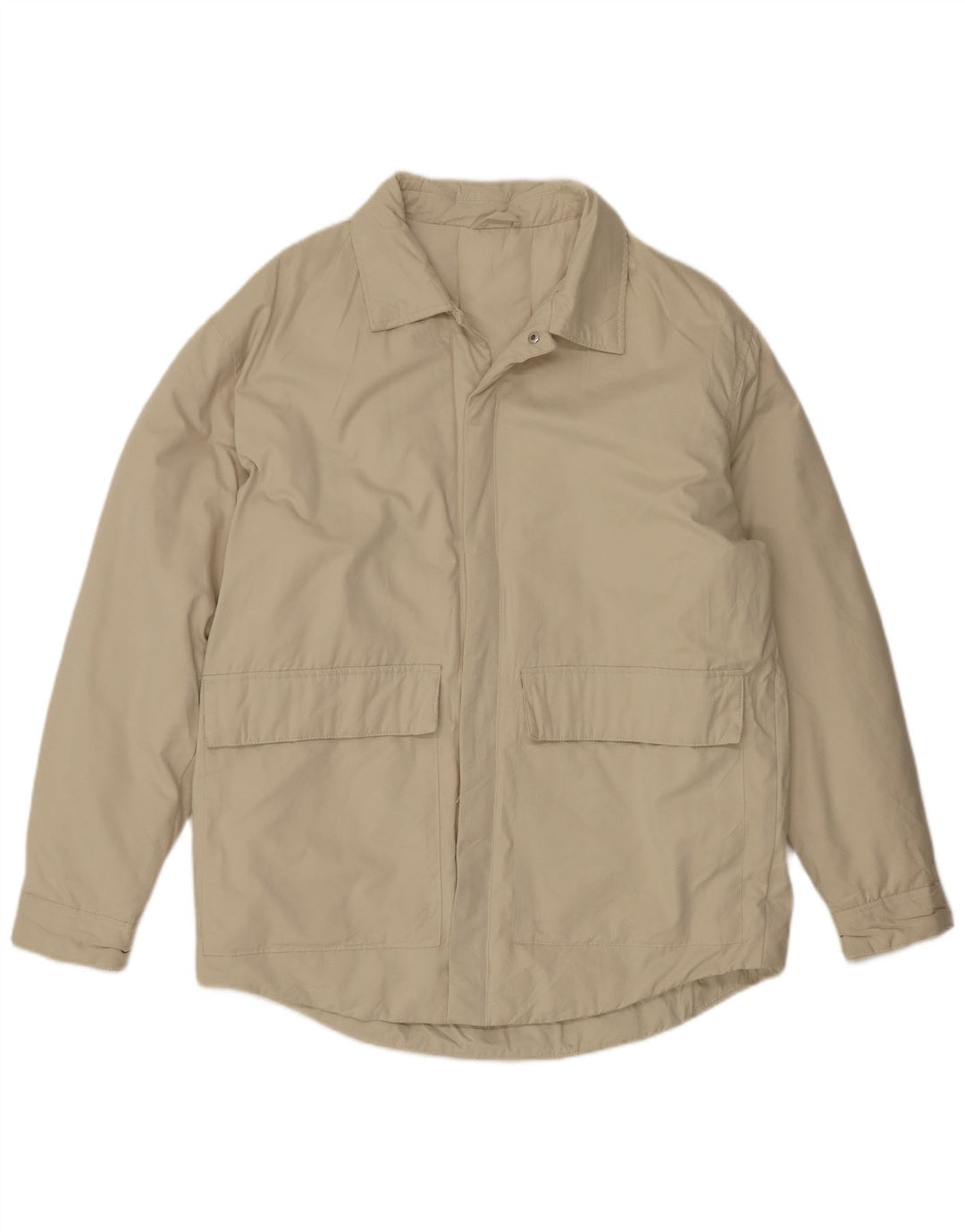 Zara muška bomber jakna UK 40 veliki bež poliester
