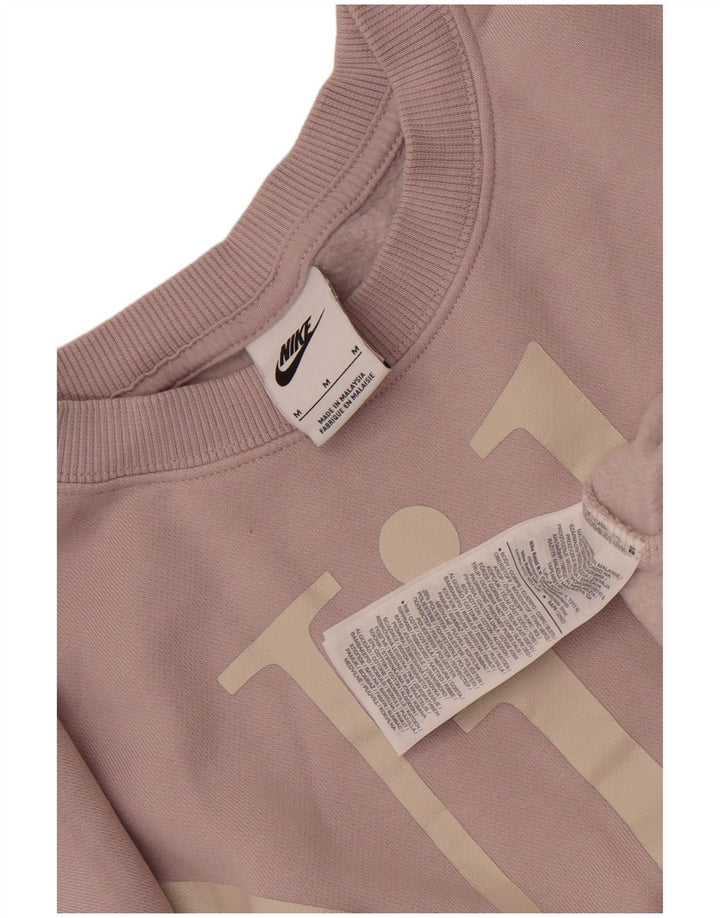 Nike Ženska prekomjerna trenirka s grafičkim motivima UK 14 srednje ljubičasta pamuk