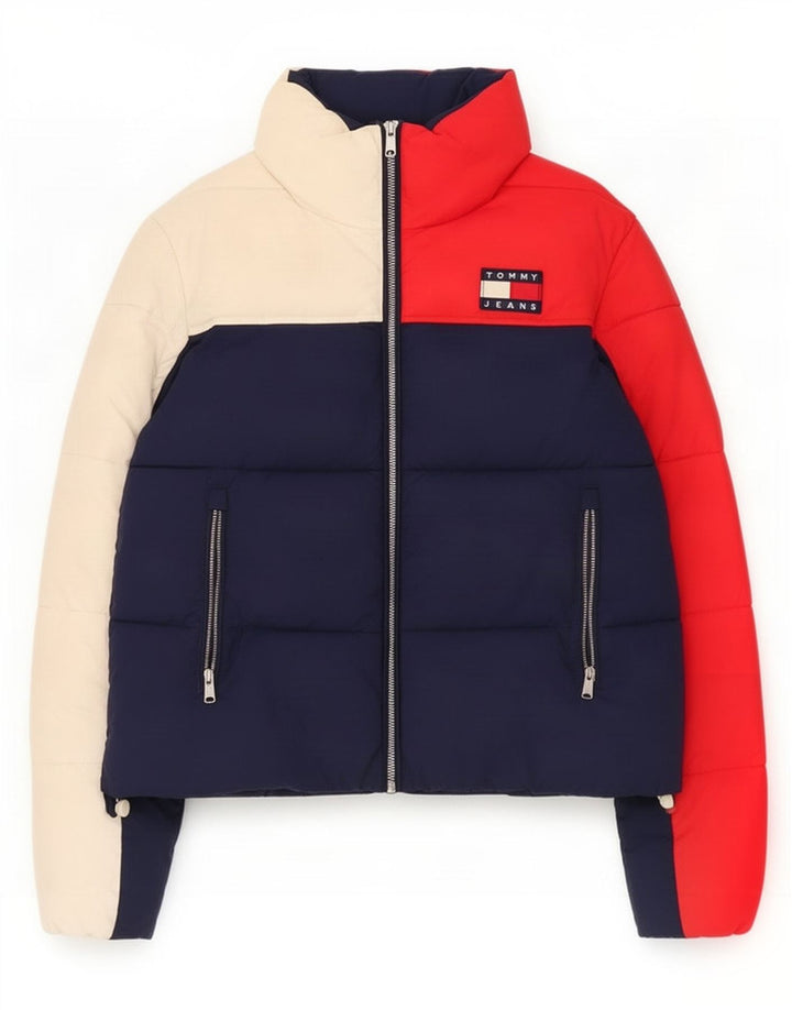 Ženska podstavljena jakna Tommy Hilfiger UK 14 srednje tamnoplave boje