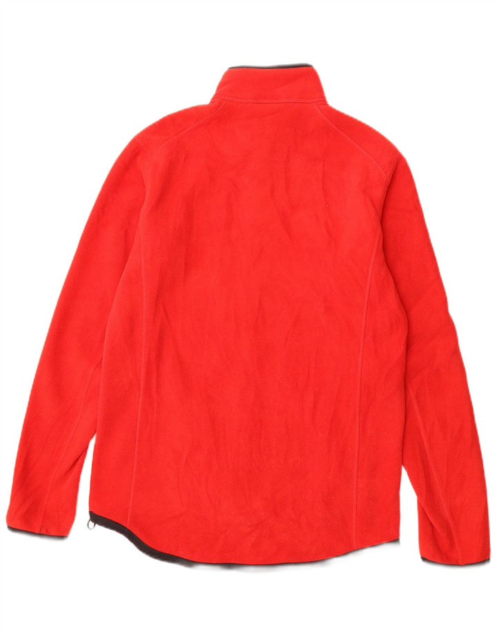 TIMBERLAND Mens Fleece Jacket UK 36 Small Red Polyester