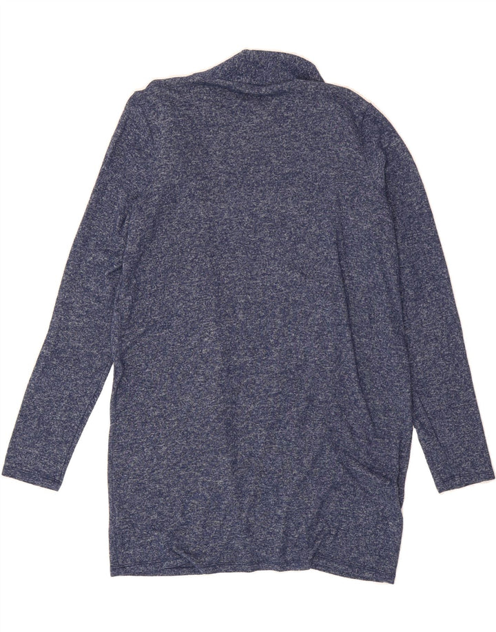 J. CREW Womens Open Cardigan Sweater UK 14 Medium Navy Blue Flecked Vintage J. Crew and Second-Hand J. Crew from Messina Hembry 
