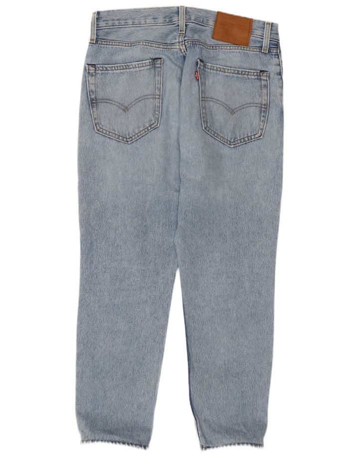 LEVI'S Womens 551 Straight Jeans W29 L26 Blue Cotton