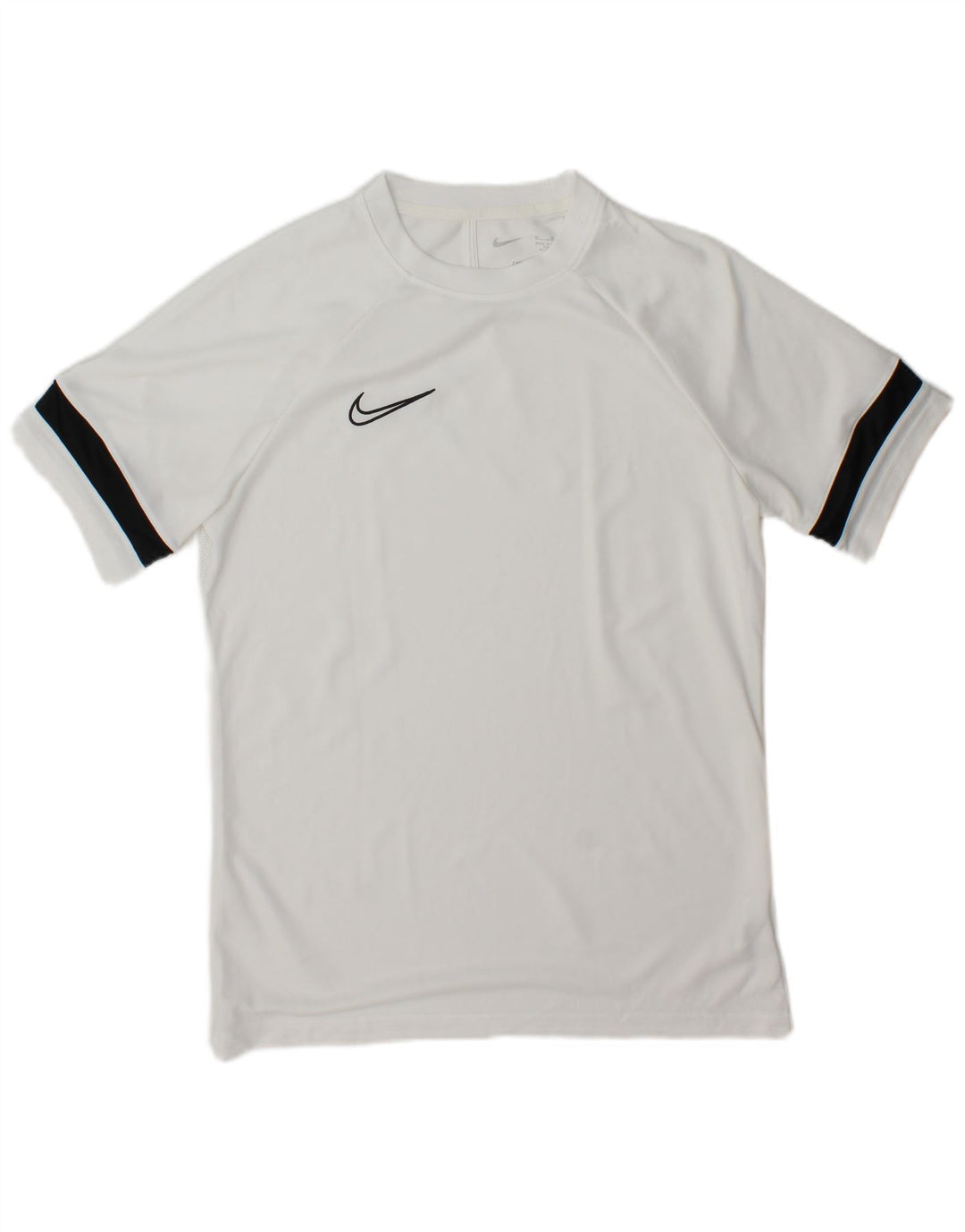 Nike Dri Fit T-Shirt Top srednje bijele boje od poliestera