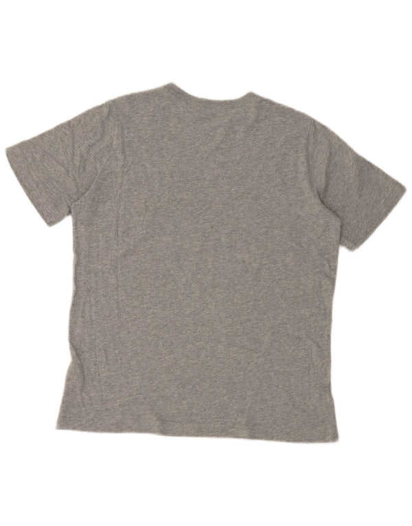 Nike Boys Standard Fit Graphic T-Shirt Top 13-14 Years XL Grey Flected