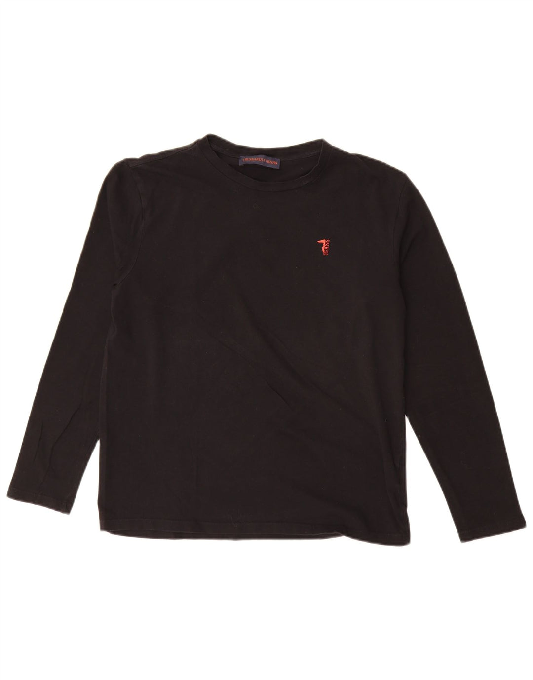 Trussardi Jeans Ženska majica dugih rukava UK 14 srednje crni pamuk