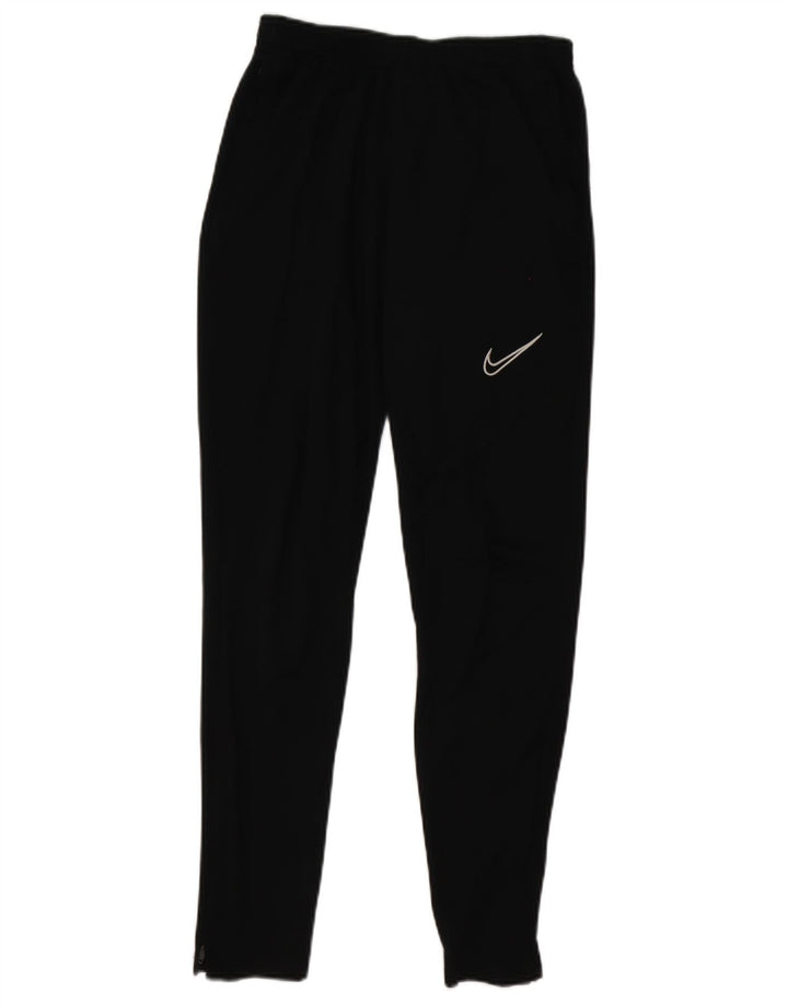 Nike muške Dri Fit hlače za trenirku male crne poliesterske