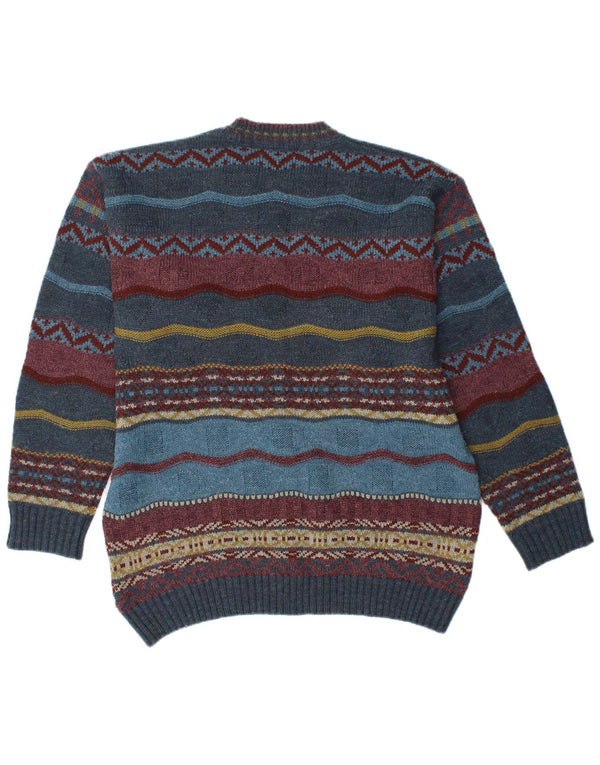MARKS & SPENCER Mens Crew Neck Jumper Sweater Medium Multicoloured