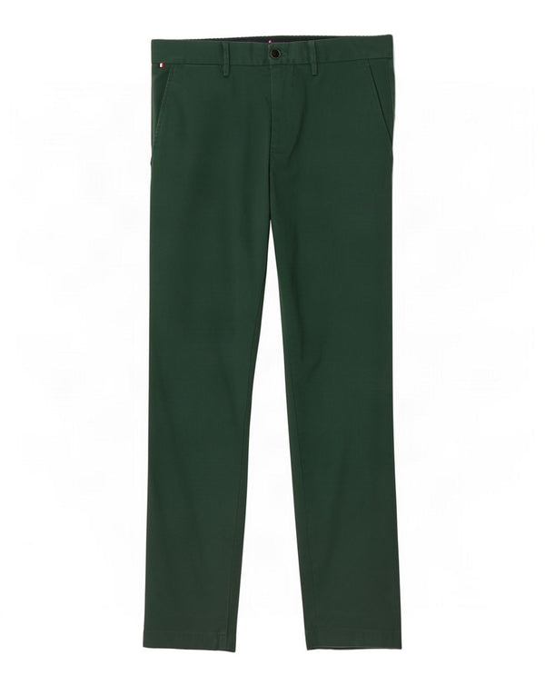 Tommy Hilfiger muške uske chino hlače W32 L32 Zeleni pamuk