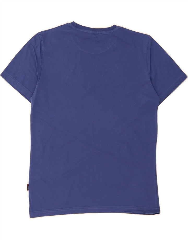 TOMMY HILFIGER Mens T-Shirt Top Large Blue Cotton Vintage Tommy Hilfiger and Second-Hand Tommy Hilfiger from Messina Hembry 