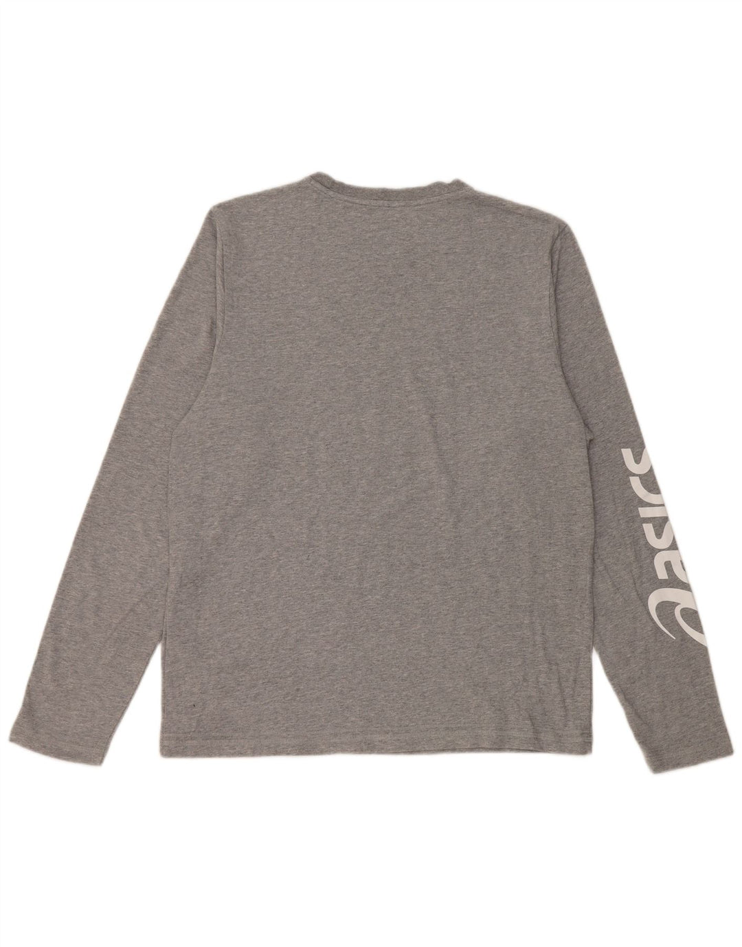 Asics muška majica dugih rukava s grafikama, veliki sivi pamuk