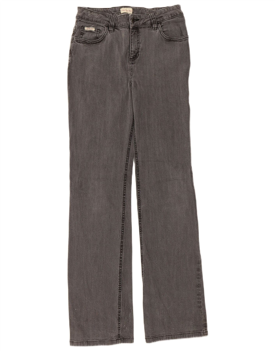 CALVIN KLEIN Ženske traperice Bootcut W28 L32 Siva