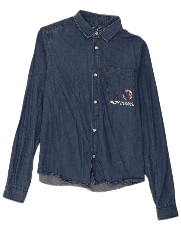 Murphy & Nye Boys Graphic Denim majica 15-16 godina tamnoplavi pamuk