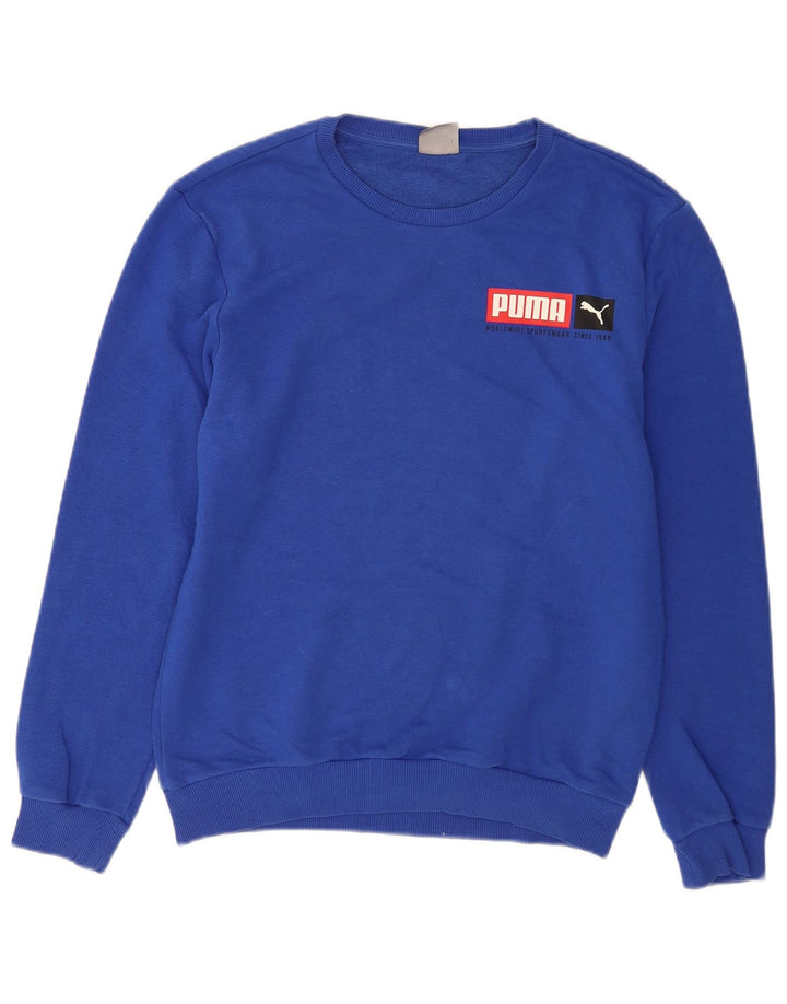 Puma muška majica s grafičkim motivima, mala plava