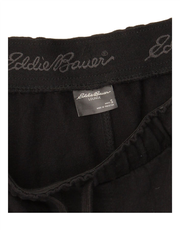 EDDIE BAUER Mens Tracksuit Trousers Joggers Small  Black Cotton Vintage Eddie Bauer and Second-Hand Eddie Bauer from Messina Hembry 