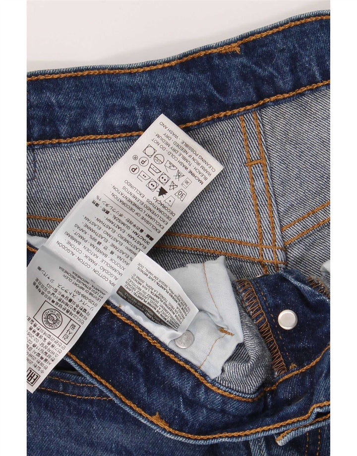 Levi's ženske kratke traper hlače 501 W29 srednje plavi pamuk