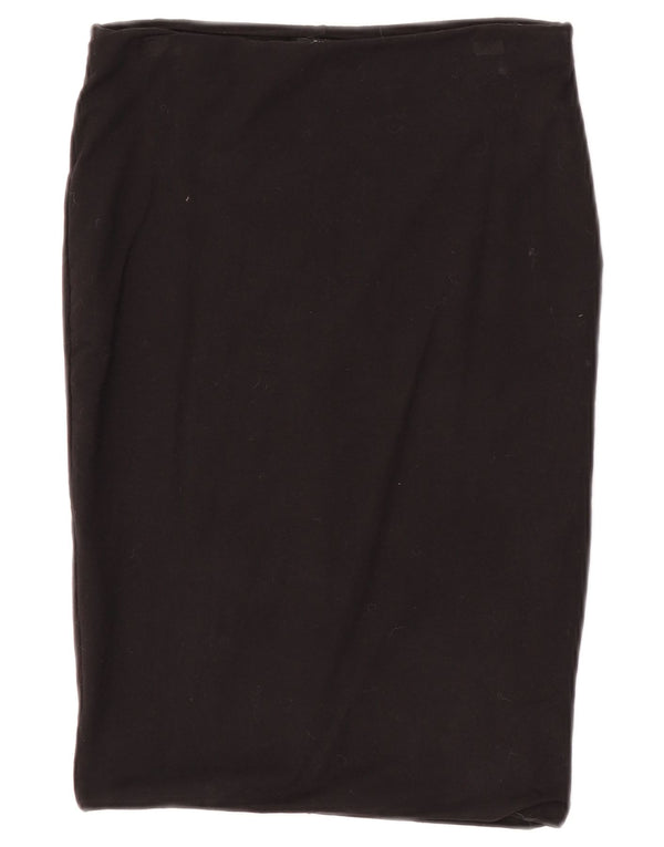 Zara ženska pencil suknja srednje veličine W28 crni pamuk