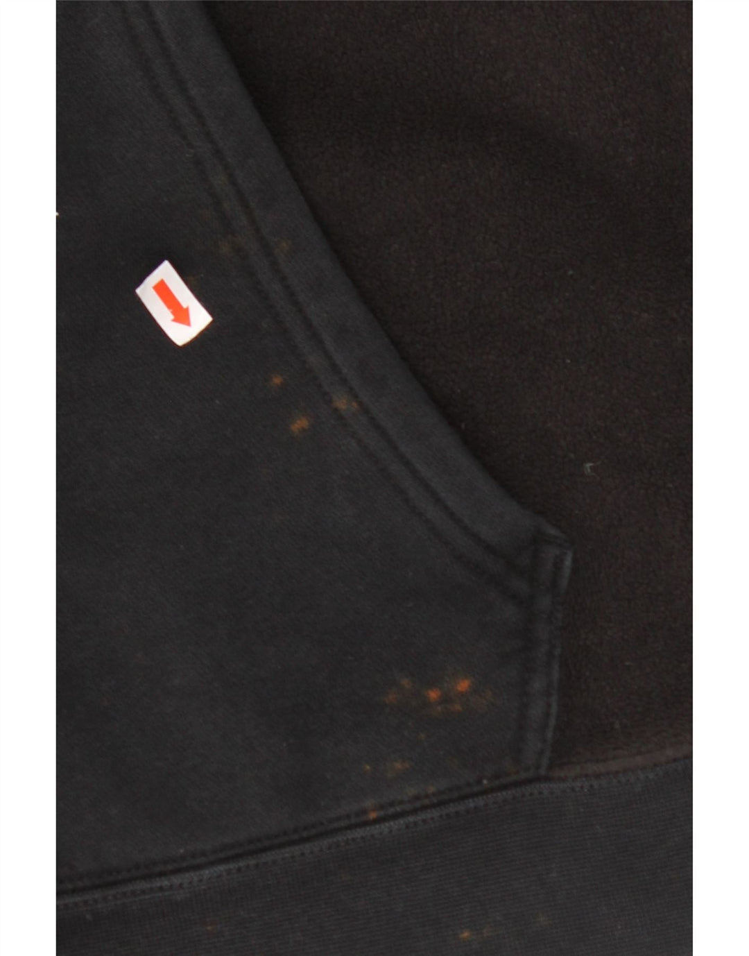 NIKE muški pulover s kapuljačom na patentni zatvarač Srednje crni pamuk