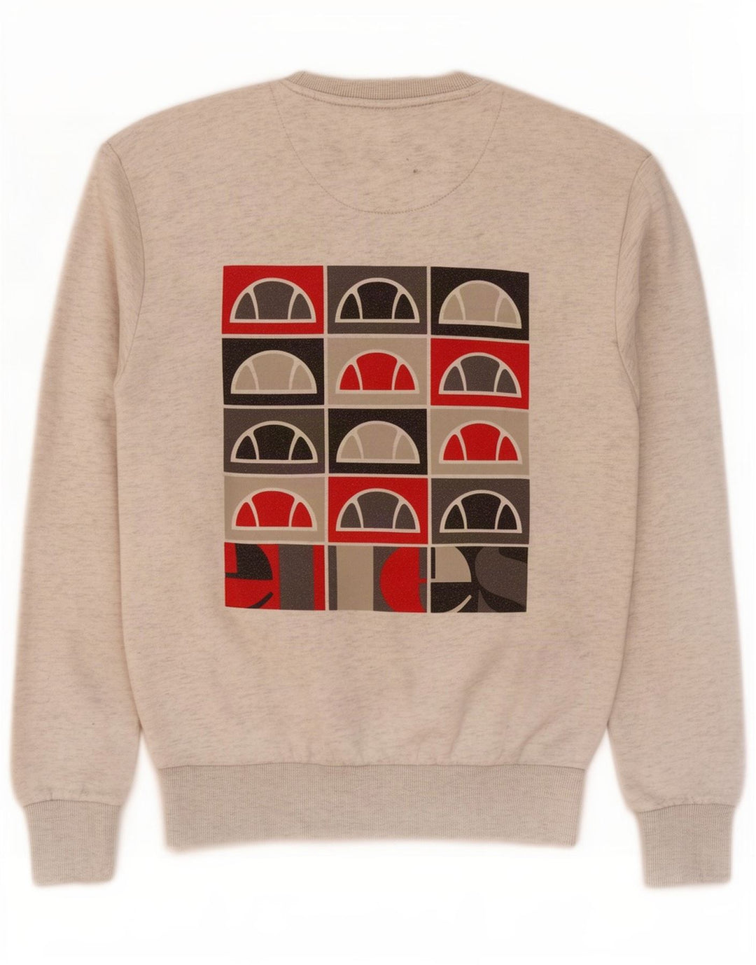 Muški džemper Ellesse Graphic Sweatshirt Mali sivi flekasti poliester