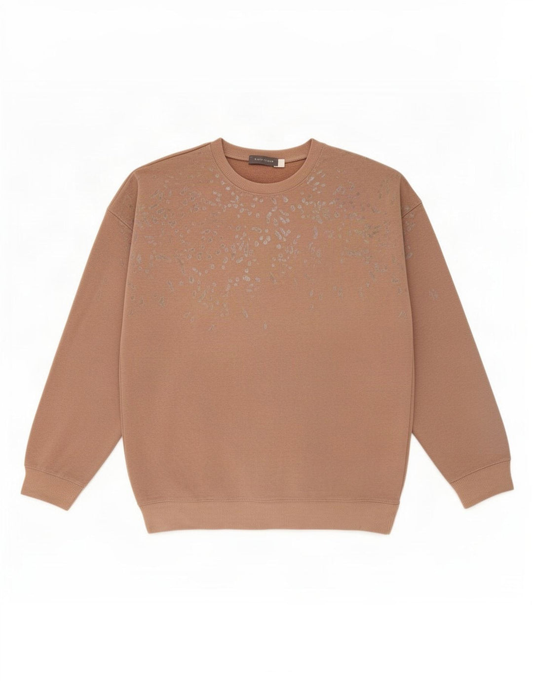 MINT VELVET Ženski džemper s abstraktnim uzorkom UK 10 Small Beige