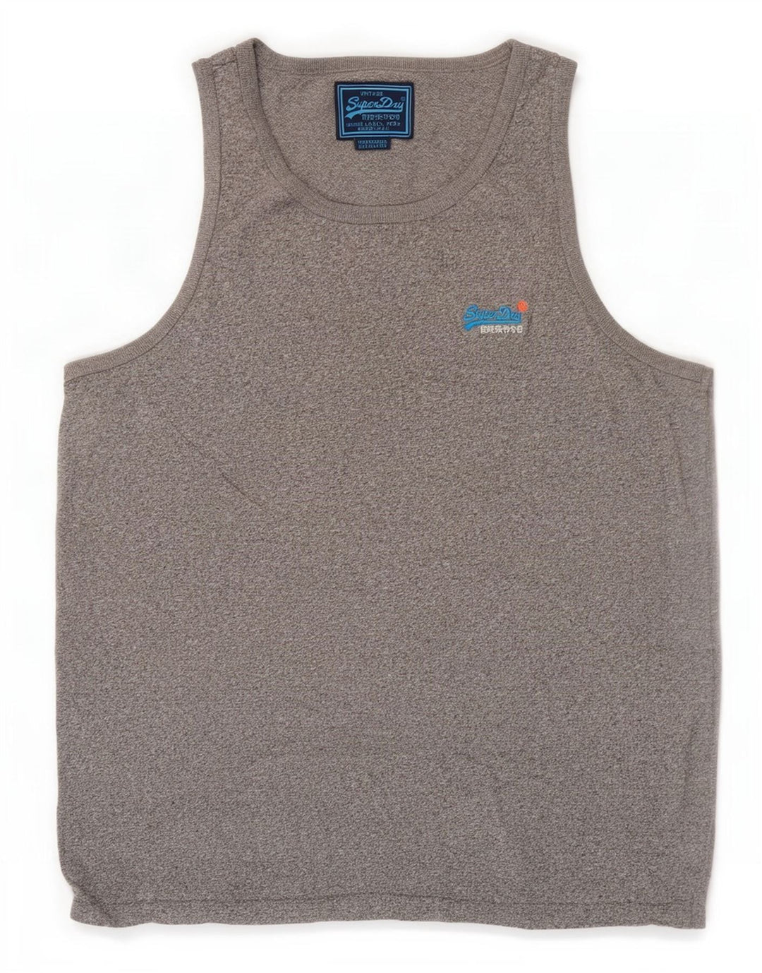 Superdry muški prsluk 2XL, plavi flekasti pamuk