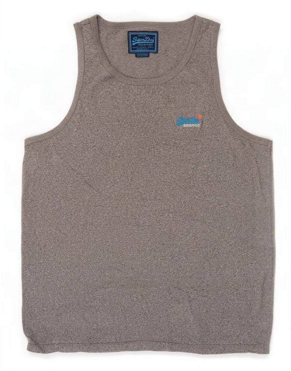 Superdry muški prsluk 2XL, plavi flekasti pamuk