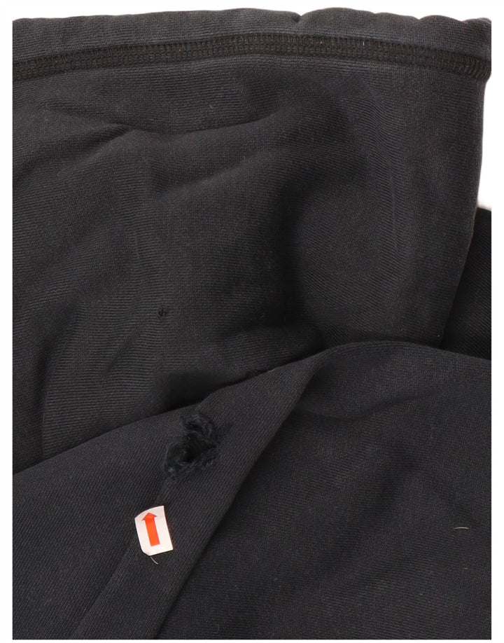 Nike muški pulover s kapuljačom na patentni zatvarač mali crni pamuk