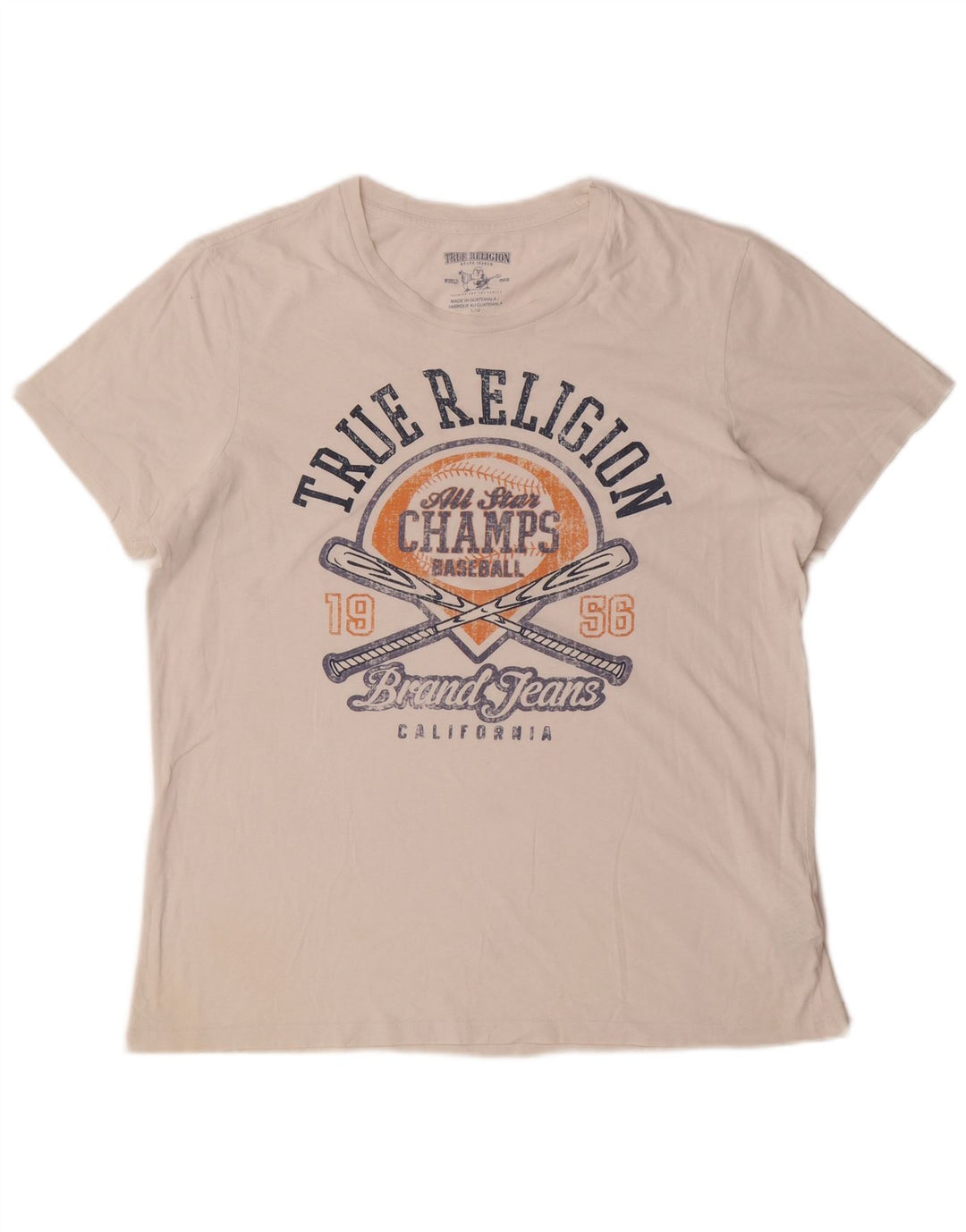 True Religion muška majica s grafičkim motivima, veliki bijeli pamuk