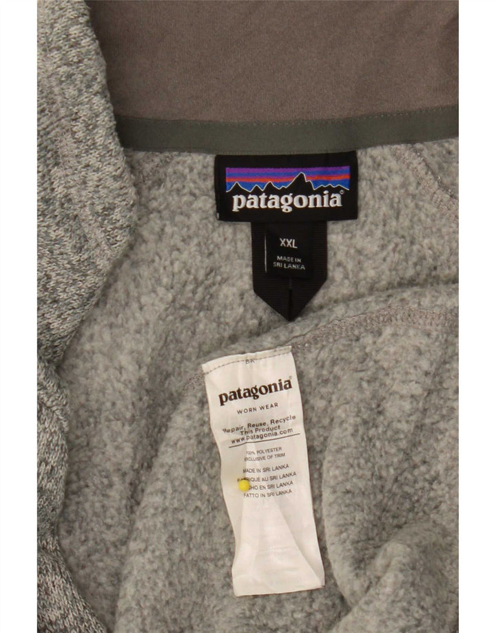 Muška gornja jakna trenirke Patagonia 2XL sivi flekasti poliester